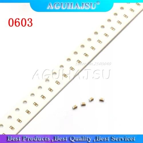 500pieces 4.7nF X7R error 10% 50V 0603 472 4700PF SMD thick film chip multilayer ceramic capacitor