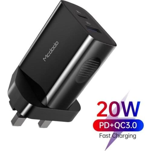 Quick Charge Adapter 20W 3.0 USB Charger 5V 3A Digital Display Fast Charging Wall Phone Charger For IPhone 12 11 Pro Samsung S2