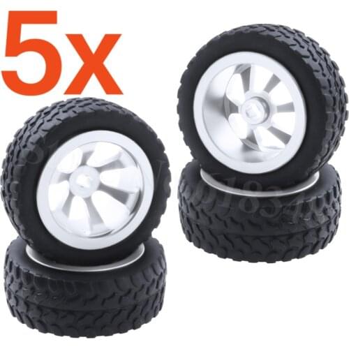 20pcs/lot Aluminum Tires & Wheels For WLtoys 1/28 RC Car K969 K989 K999 P929 4WD Short Course Drift Off Road Rally Replacement