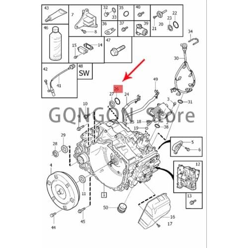 CAR O-ring 2003-2020vol voxc90 xc70 xc60 xc40 v90 v70 xc xc70 v70 v60 cross country v60 v50 v40 cross country v40 s90l s90 s80l