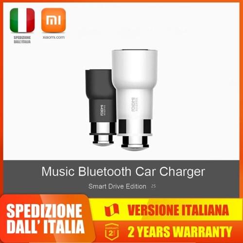 Roidmi Bluetooth Car Charger 2s Dual USB Car Charger for iOS and Android devices