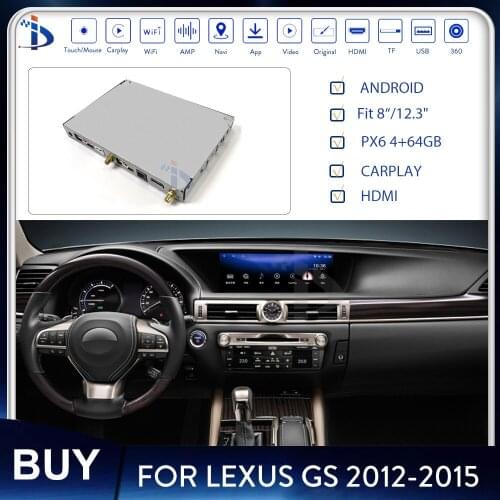 Android system car Radio player Video interface DVD Multimedia for Lexus GS 2012-2015 GPS navigation car stereo interface