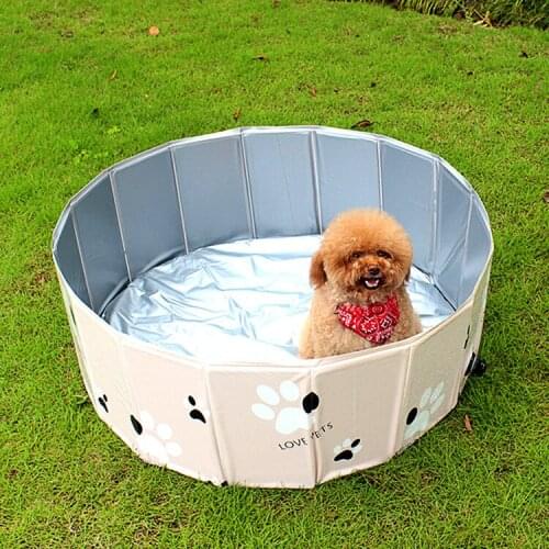 Pet Pool PVC Folding Bathtub Dog Bathtub Pet Supplies Cat and Dog Bathing Pool Swimming Pool