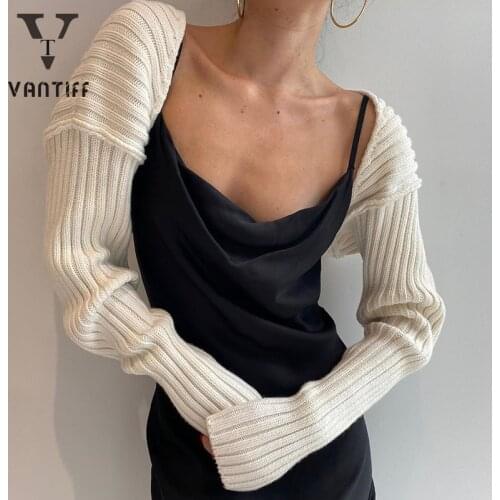 Bodycon Tops Gothic Harajuku Zipper Long Sleeve Slim Fashion Girl Autumn Woolen Top Sexy Ultra-short Long-sleeved Sweater Jacket