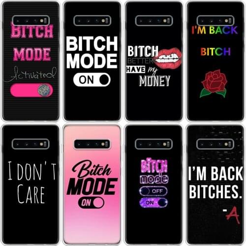 I'M NOT ALWAYS A BITCH Phone Case For Samsung Galaxy S7 S8 S9 S10 S10E S20Ultra Plus Lite J4 J6 J8Plus Note 8 9 10 Plus Lite Cov