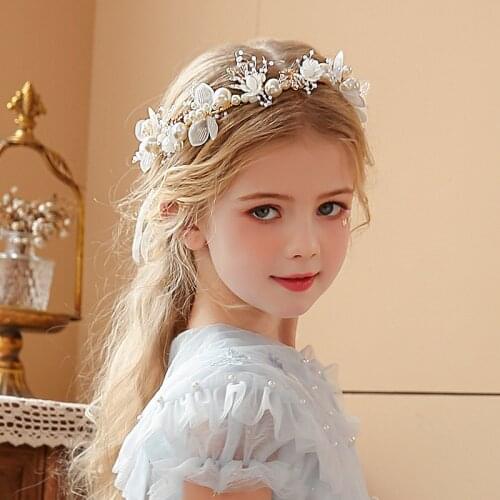 Childrens Wreath, Headdress, Flower Jewelry, Princess, Cute, Western Style, Girl, Flower Girl, Show, Catwalk, Crown Accessories