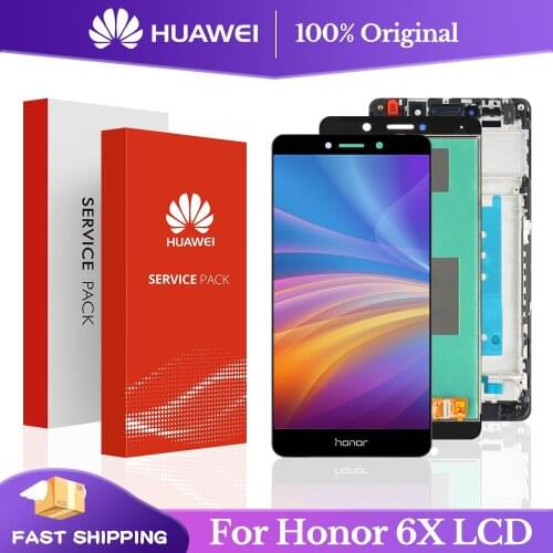 5.5'' Original For Huawei LCD Display For Huawei Honor 6X BLN-L24 BLN-AL10 BLN-L21 BLN-L22 touch screen Digitizer Assembly Frame
