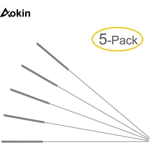 5pcs/lot 3D printer cleaning needle Stainless Steel Nozzle Cleaning Needle 0.2/0.25/0.3/0.35/0.4/0.5/0.6/0.75 mm For 3D Printer