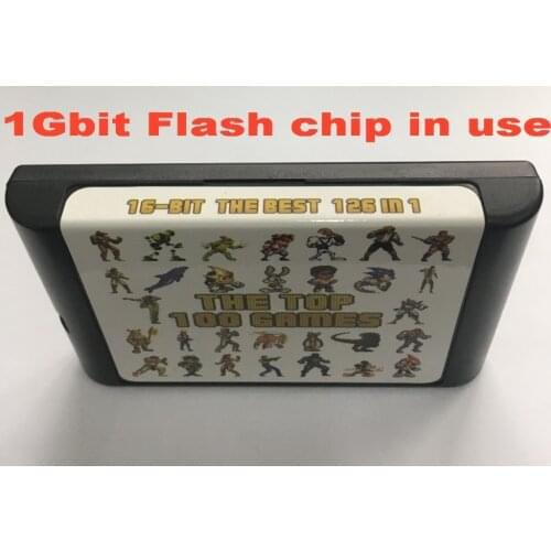 126 in 1 Game Cartridge for Sega Genesis and MegaDrive Console