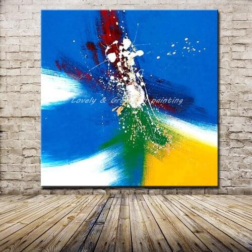 Mintura Paintings Hand Painted Abstract Oil Painting On Canvas Modern Posters Wall Art Picture For Living Room Office Decoration