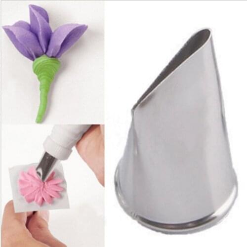 Petal Flower Cream Icing Piping Nozzle Tips Fondant Cake Decorating Baking Tools For Cupcakes Dessert Decorators