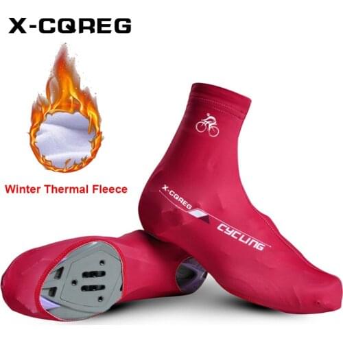 2020 Hot Winter Fleece Thermal Cycling Shoe Cover Sneaker Overshoes 6 Colors Road Bicycle Bike MTB Winter Cycling Shoe Cove