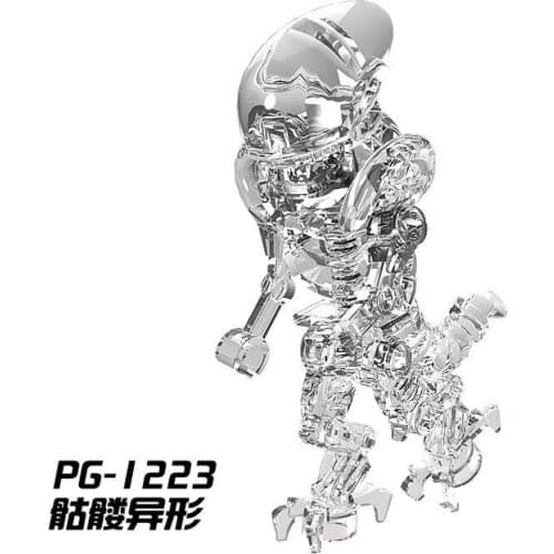Movie series Predator Alien-shaped assembling building blocks minifigures educational childrens toys