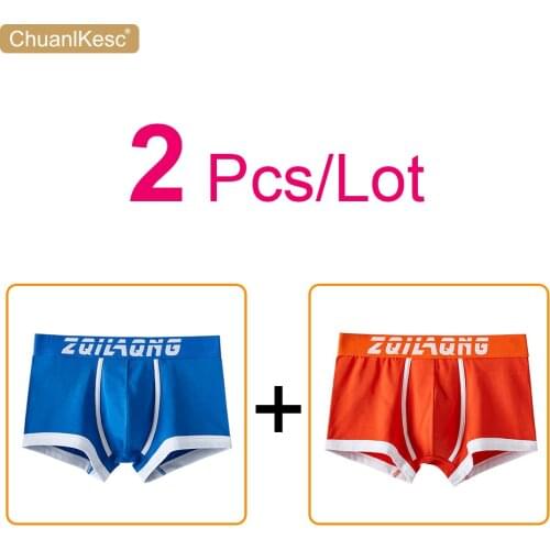 2Pcs Mens Boxer Pants Wide Belt Pure Cotton Underwear Large Size Comfortable Sweat Absorbing Sports Shorts Fashion New Products
