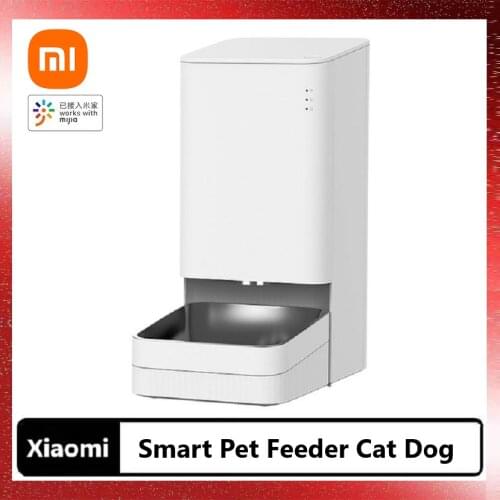 New Xiaomi Smart Pet Feeder Cat Dog Remote Voice Control Automatic Feeding Regular Quantitative With Mijia App