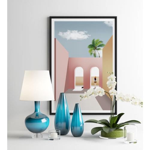 Landscape Poster Abstract Canvas Painting Cartoon Wall Art Pictures For Living Room Modern Home Decorative Prints On The Wall