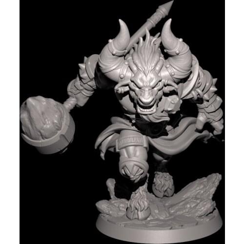 56mm 38mm Resin Model Minotaur Lord Figure Unpainted No Color DW-014