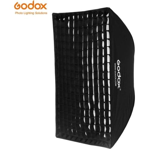 Godox Portable 60x90cm 24" * 35" Rectangular Honeycomb Grid Umbrella Softbox Photo Softbox Reflector for Flash Speedlight
