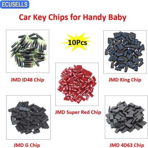 10Pcs/Lot JMD Super Red Chip JMD King Chip G ID48 48 4D63 Car Key Chip for Handy Baby Hand-held Car Key Copy Auto Key Programmer