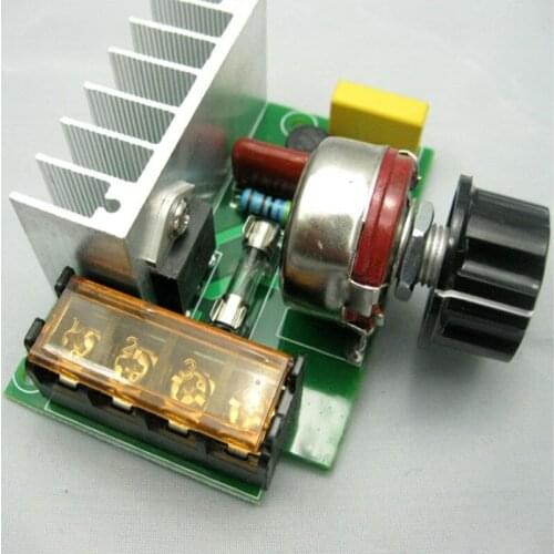 4000W High Power Silicon Control Voltage Regulator Aiming Adjust Speed Thermoregulation L10