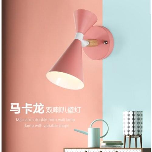 Nordic Loft Bedside Led Wall Lamp Creative Living Room Bar Bathroom Decoration Wall Sconce Lighting Fixtures Free Shipping