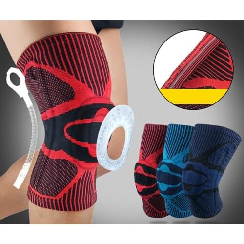 New 1 Pcs Sports Knee Sleeve Protector Brace Support Arthritis Bandage Elastic Football Soccer Basketball Muscle Compression