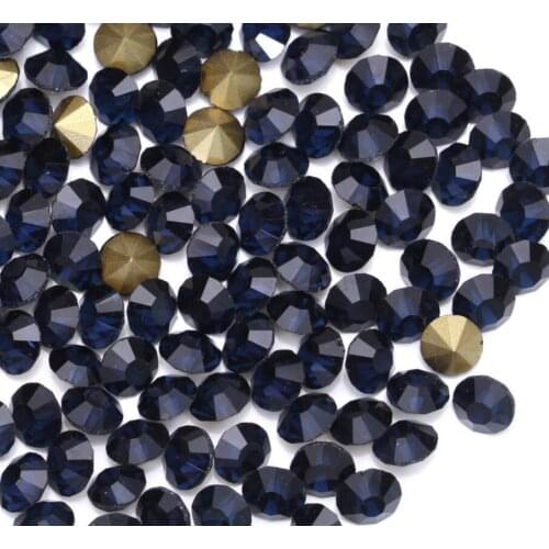 Loose Montana Blue Color Pointback Crytal Rhinestones DIY Bling Crystal Rhinestone Garment Wedding&Nail Art Crafts Decoration