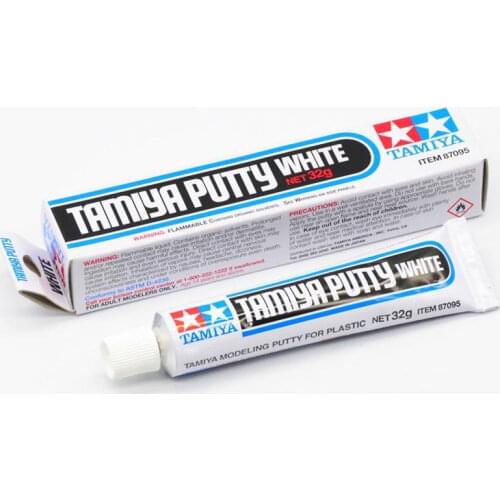 TAMIYA 87095 White Putty 1.1 oz(32g) Tube for Plastic Model Kits GMS CUSTOMS HOBBY