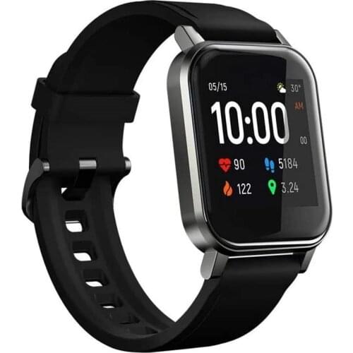 Xiaomi Haylou LS02 Smart Watch 2 1.4inch LCD Screen BT 5.0 12 Sports Modes IP68 Waterproof 20 Days Standby Wristwatch Heart Rate