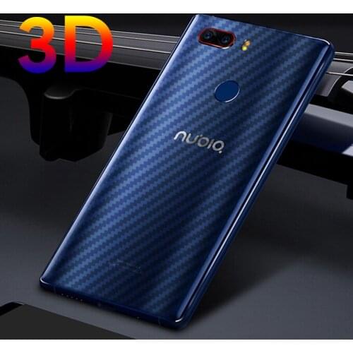ALIVO 5Pcs/lot 3D Clear Carbon Fiber Protective Sticker Screen Protector For ZTE nubia Z18 Z17 Z11mini M2 Lite Full Film