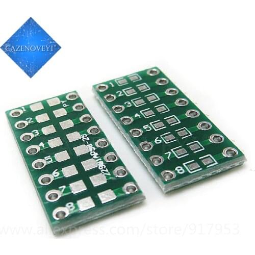 10pcs/lot 0805 0603 0402 to DIP PCB Transfer Board DIP Pin Board Pitch Adapter keysets In Stock