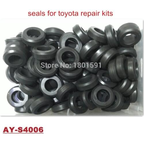 300pieces Fuel Injector Lower Rubber Seal forMitsubishi Mazda Toyota(16*8.8*5.5mm AY-S4006)