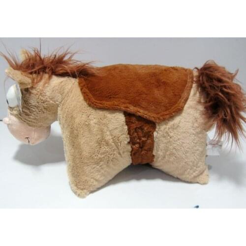 50cm Toy Story Bullseye The Horse Plush Foldable Pillow Toy Cute woody horse Soft Cushion Doll for birthday gift