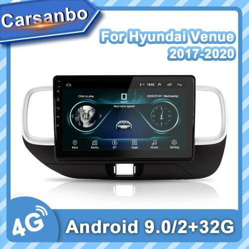 Android 9.0 Car Radio for Hyundai Venue 2017-2020 Gps Navigation Car DVD Multimedia Player