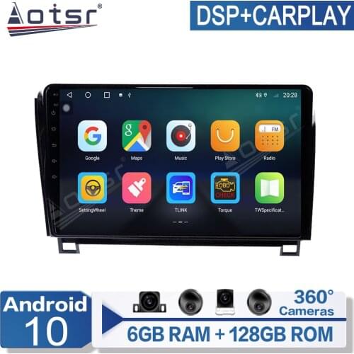 6+128G Android Radio Car Multimedia Video Player For Toyota Tundra 2008-2017 navigation GPS IPS screen PX6 No 2 Din AutoRadio