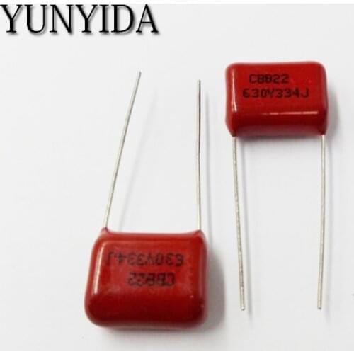 Free Shipping 10pcs, CBB 334J 630V 330NF P15mm Metallized Film Capacitor 334 630V 630V334J