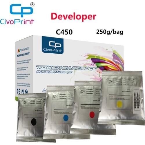 Civoprint C450 color developer iron powder for fuji xerox DC C400/450/4300/4400/3300/7228/7328/7335/7345/7346