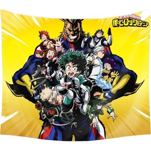 My Hero Academy Deku Home Bedside Decorative Hanging Tapestry Cloth Art Home Decoration Accessories Decor for Kids Adults