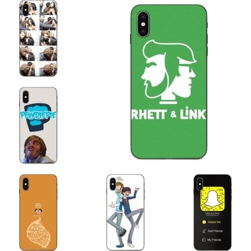 For Galaxy A10S A20S A2 Core A30S A40S A50S A70S A90 5G M10 M30S M40 Note 10 Plus Soft TPU Covers Capa Pewdiepie Rhette & Link