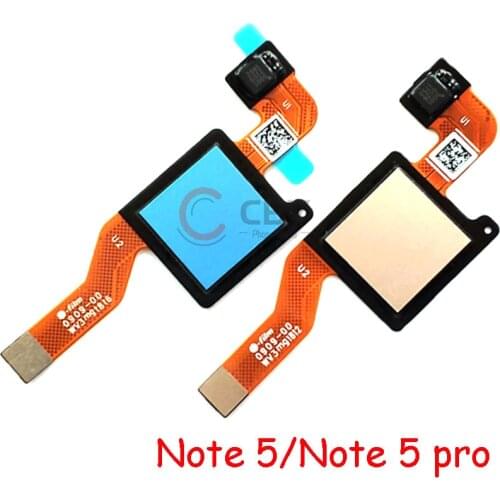 For Xiaomi Redmi Note 5 Pro Touch ID Fingerprint Sensor Flex Home Button Flex Cable