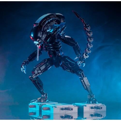 Movie Series Alien Mecha Model Building Blocks Interstellar Toy Childrens Gift MOC-27578