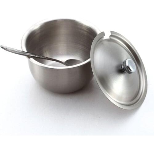 4pcs/set Stainless Steel Magnetic Spice Jars Tins Container Set with Clear Lid Labels Magnetic Spice Tins Jars Seasoning Pepper