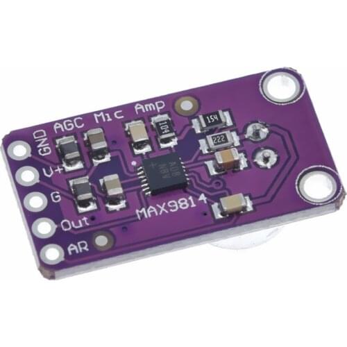 MAX9814 High-Performance Microphone AGC Amplifier Module for Arduino Programmable Attack and Release Ratio