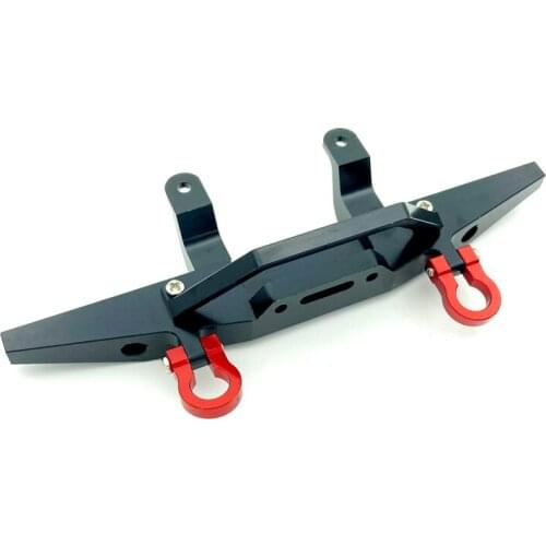 Metal Front Bumper with Tow Hook for MN D90 D91 D96 MN99S MN-90 1/12 RC Car Upgrade Parts Accessories