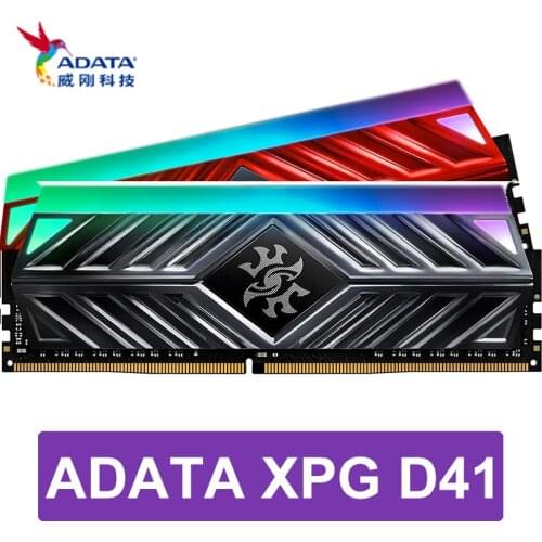 ADATA XPG Spectrix D41 RGB 3000MHz 16GB 228-Pin Performance Desktop U-DIMM Memory Retail Kit