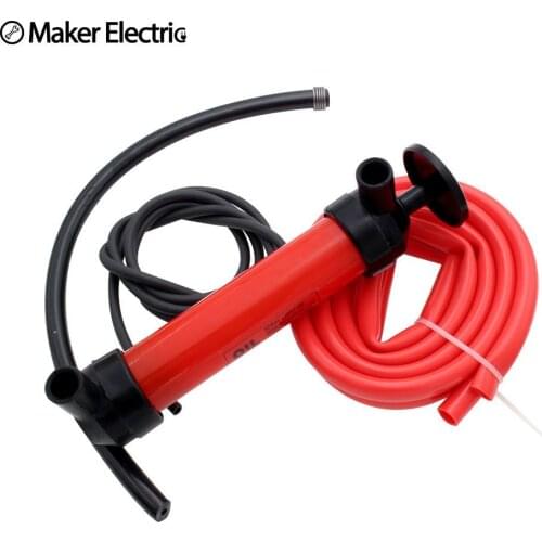 Manual Oil Pump Portable Hand Siphon Tube Car Hose Liquid Gas Transfer Sucker Suction High Quality Inflatable Pump