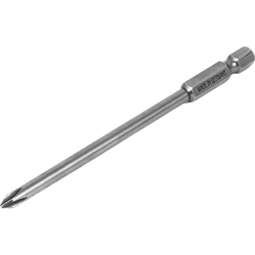 Uxcell 1Pcs 1/4" Hex Shank 4.5mm Tip 100mm Length PH1 Magnetic Phillips Head Screwdriver Bits Silver Gray