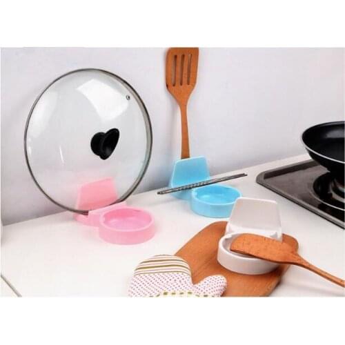 1PC Pot Lid Holder Spoon Holder For Lids Pots Rest Spoon Holder Stand For Covers Rack Kitchen Accessories NJ 007