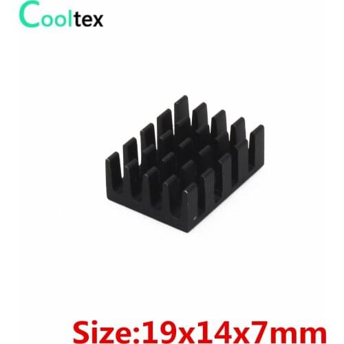 10pcs/lot 19x14x7mm Aluminum Heatsink heat sink radiator for Chip VGA RAM IC LED Electronic 3D printer COOLER cooling