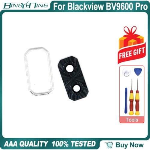 100% New Original Rear Camera Glass lens For Blackview BV9600 Pro Back Camera Decoration Frame Replacement Accessories Parts